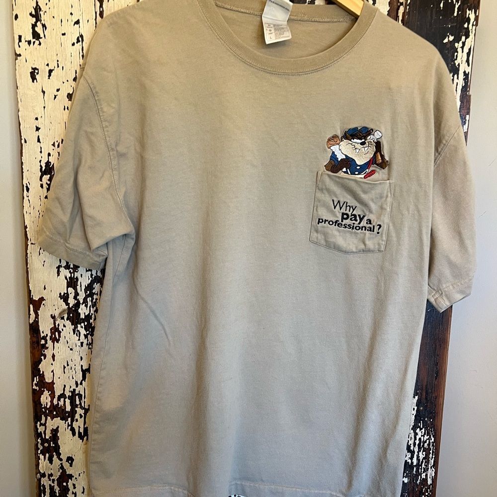 Warner Bros. Tan Short Sleeve Tee